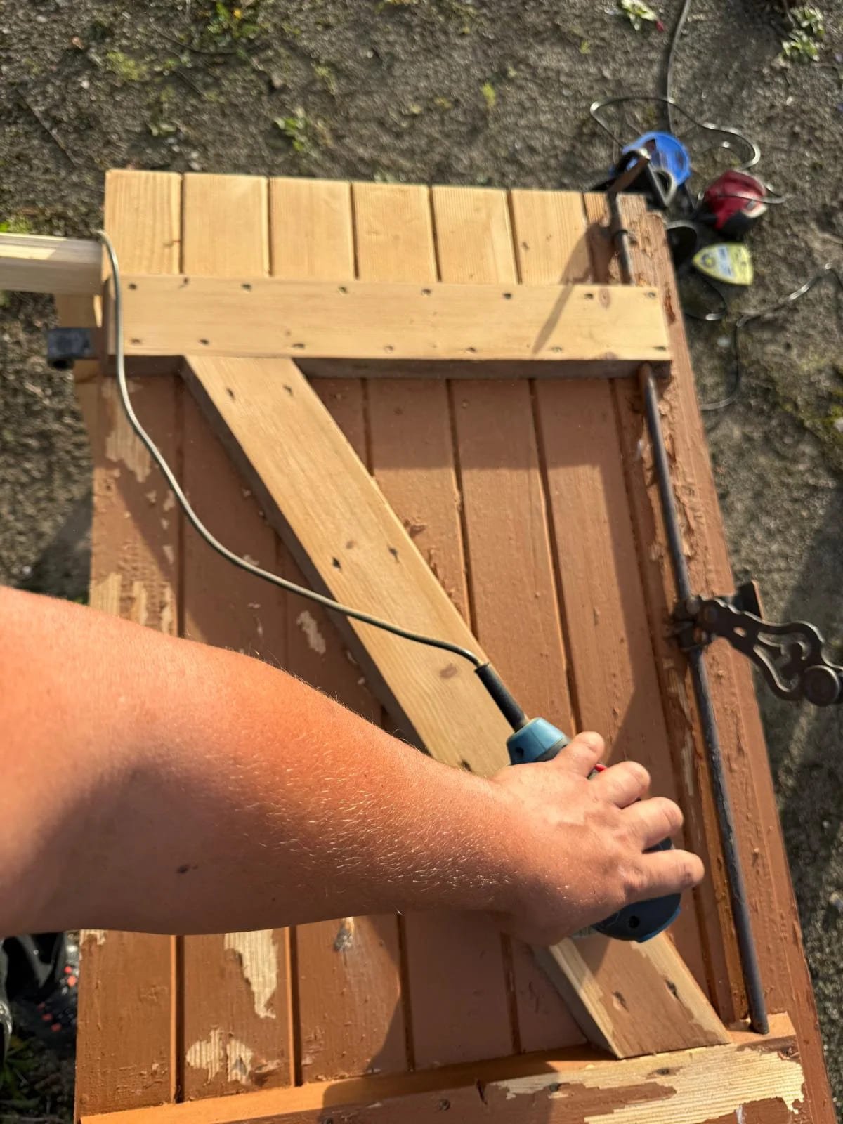 lasure volet ecole-Valentin